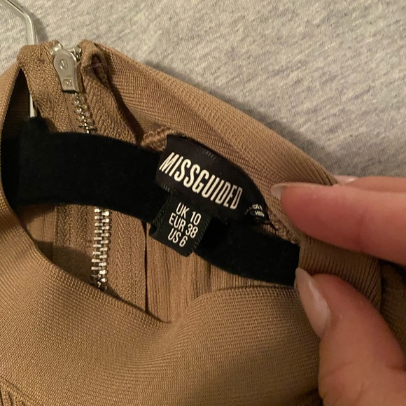 Missguided mini bandage rib dress - Sofia Richie collection - Picture 3 of 3